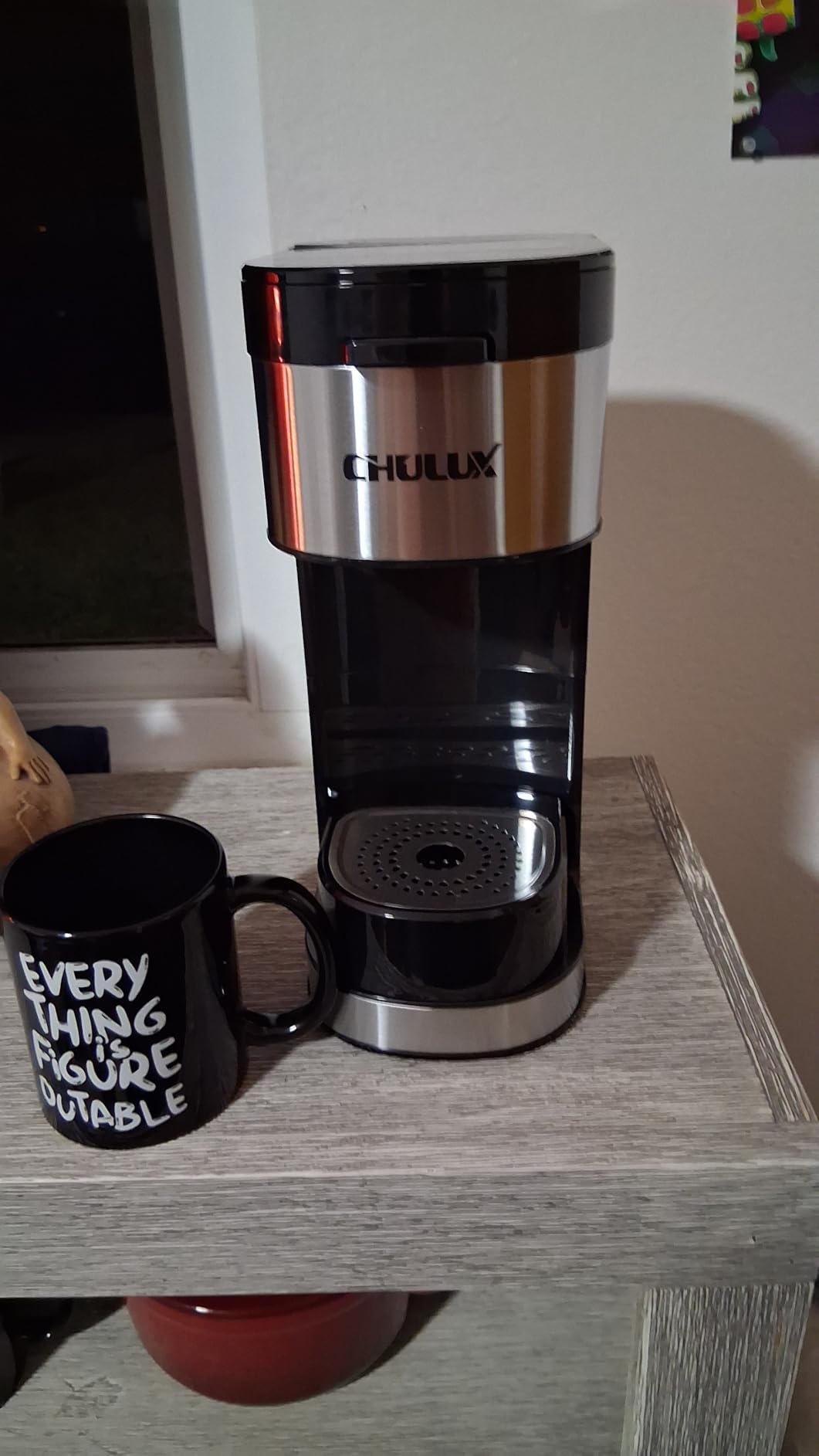 CHULUX SoloBrew Single Serve Coffee Maker for K Cup Pod with Ground Filter customer photo 2