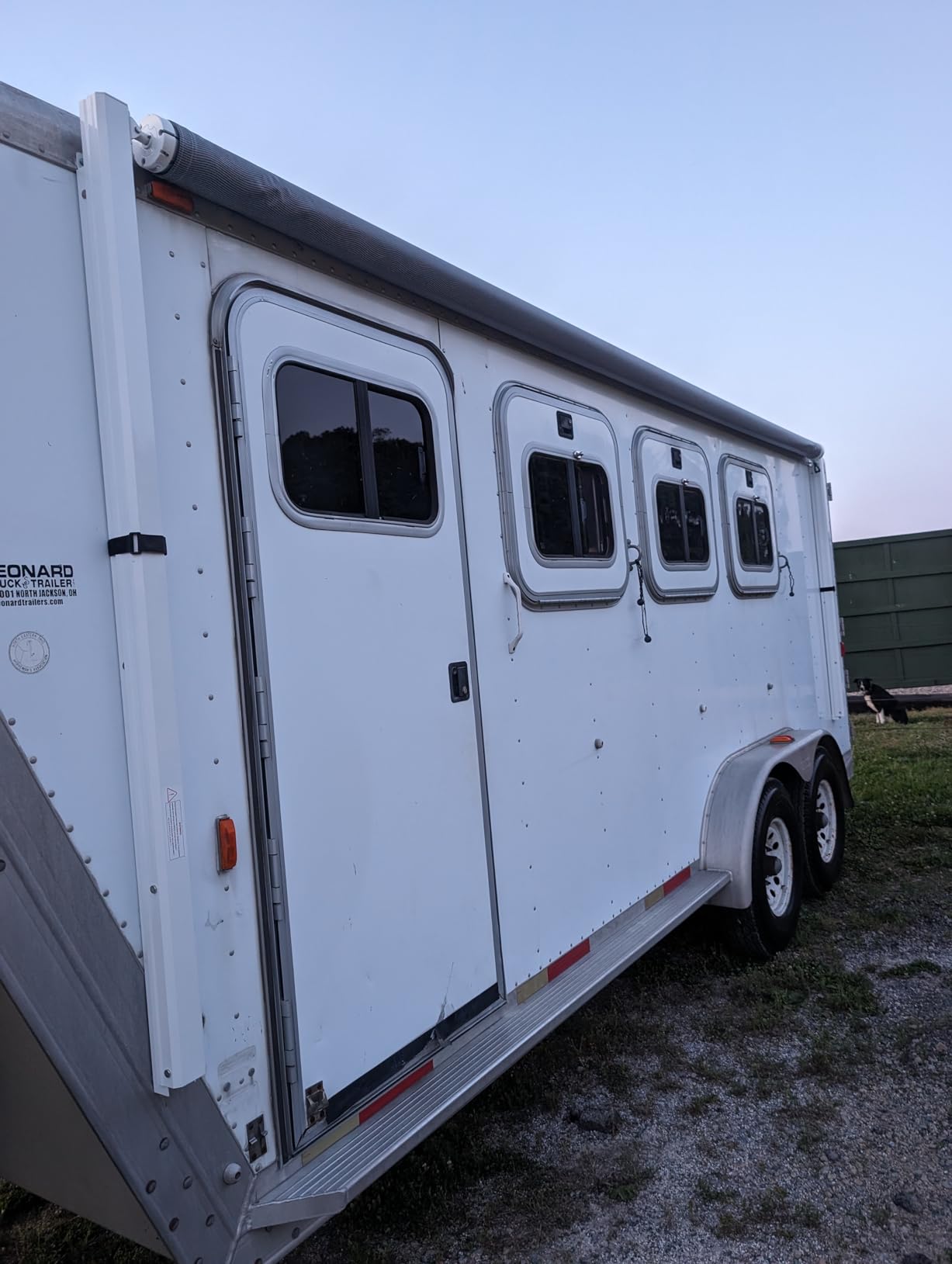 Awnlux White Motorized Modular Retractable RV Awning Full Set Assemblies for RV, 5th Wheel, Travel Trailers, Toy Haulers, and Motorhome-RV Trailer Awning for Home or Camper-17x8 Ft-Blue Strip customer photo 2