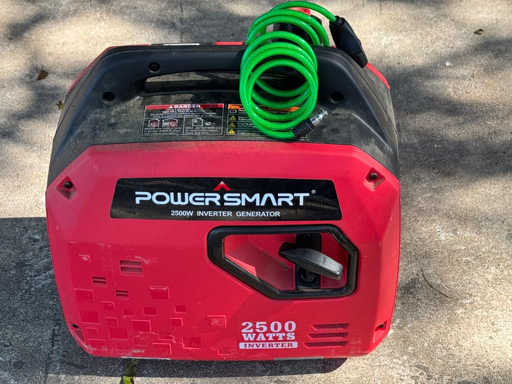 PowerSmart 4800W Inverter Generator,Parallel Ready&Electric Start Super Quite Gas Powered,RV Ready with 30A Outlet, EPA & CARB Compliant for Home Backup, Camping,Portable Power Station customer photo 1