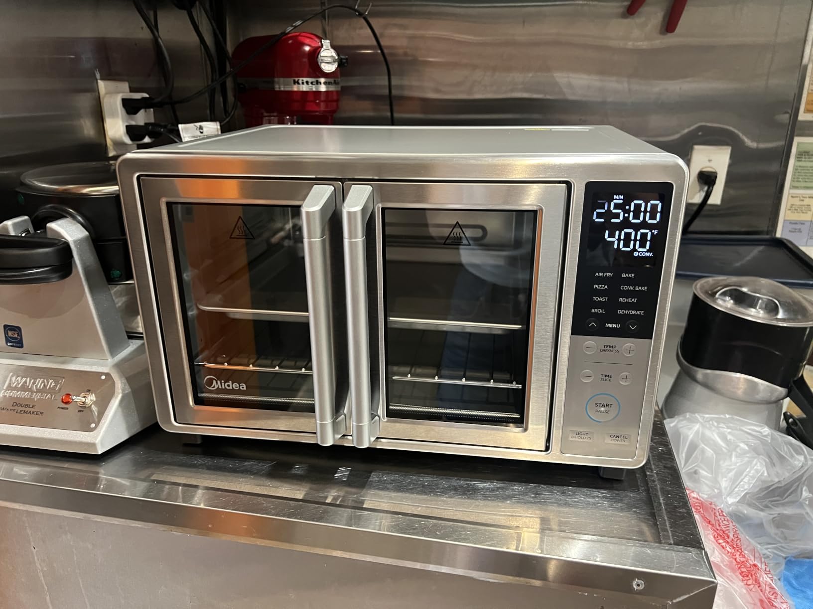 Midea Flexify Slim 8-in-1 French Door Toaster Oven Air Fryer Combo, 25QT customer photo 2