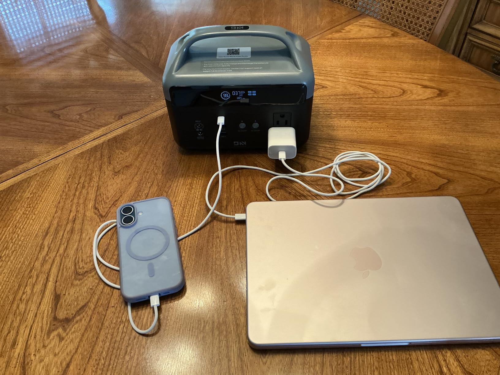 Solar Generator with Panels Included, Portable Power Station 1200W Peak customer photo 2