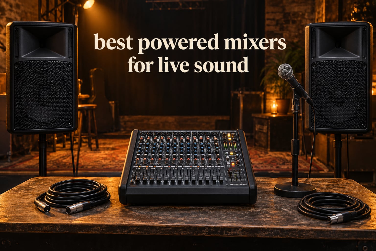 best powered mixers for live sound