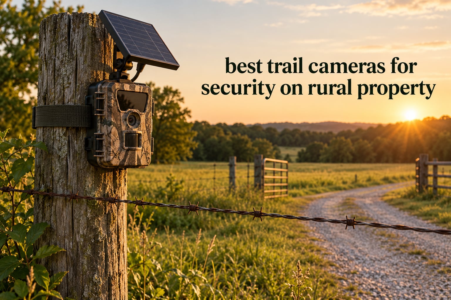 best trail cameras for security on rural property