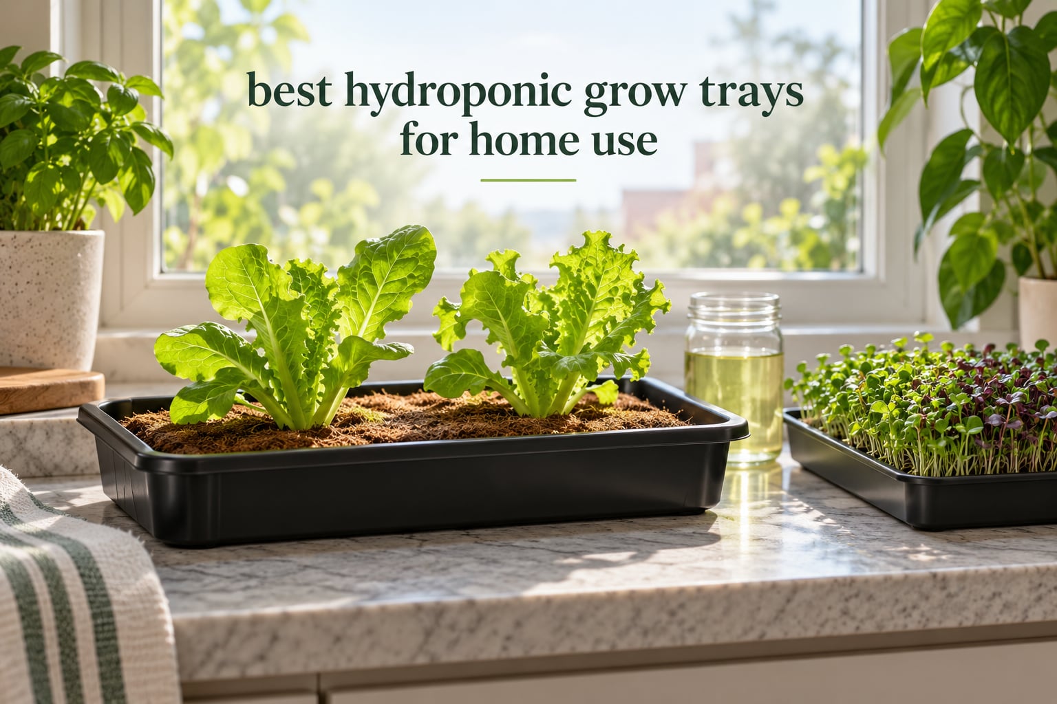 best hydroponic grow trays for home use