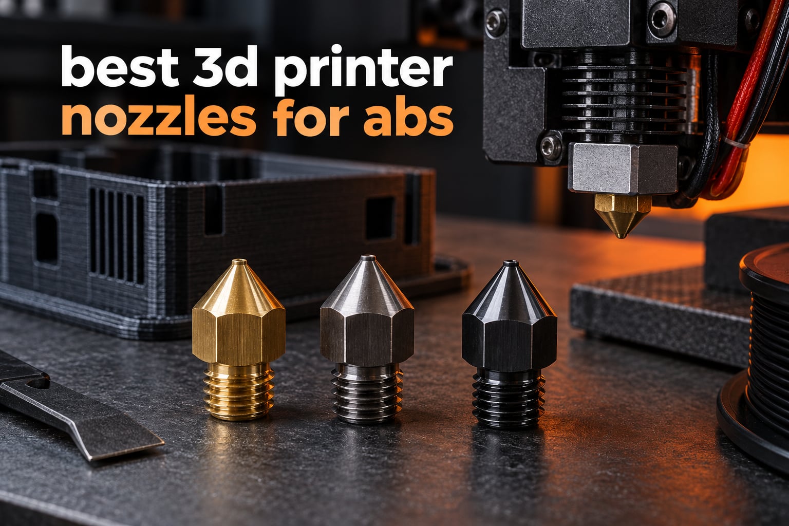 best 3d printer nozzles for abs