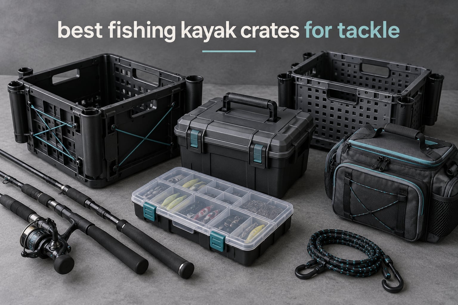 best fishing kayak crates for tackle