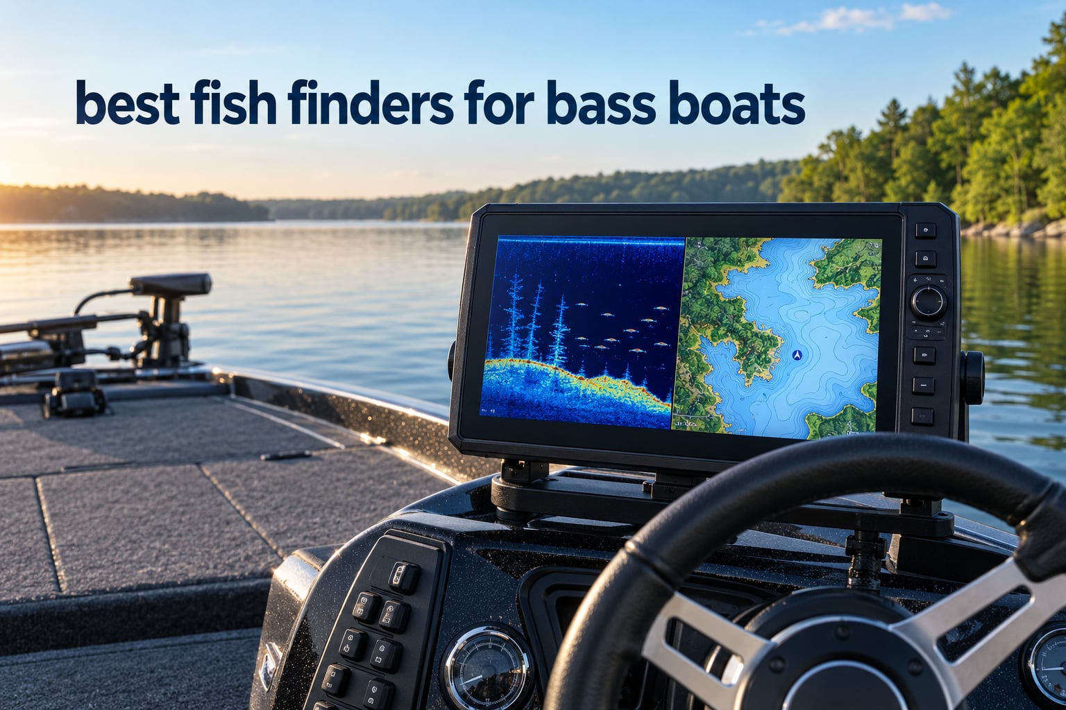 best fish finders for bass boats