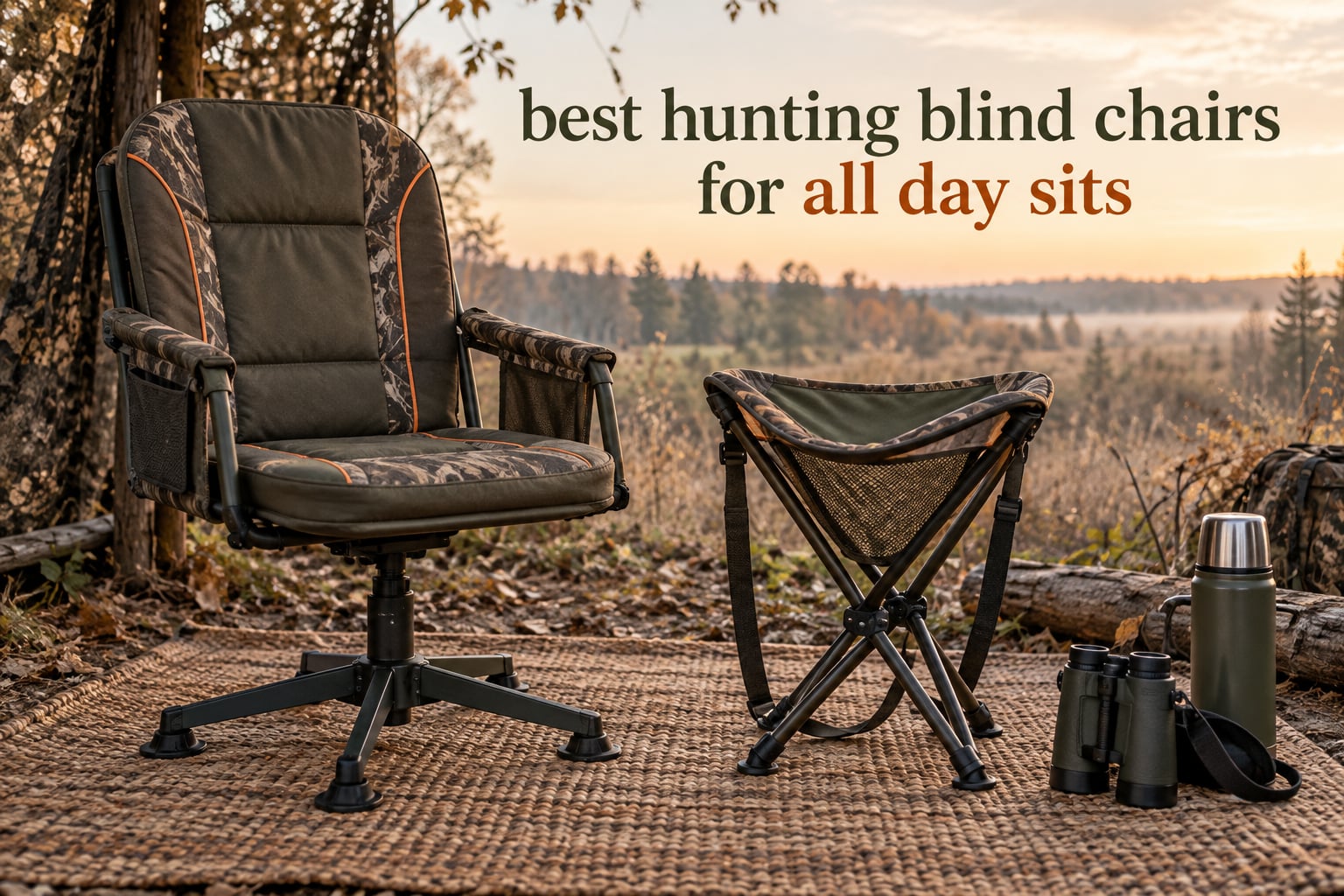 best hunting blind chairs for all day sits