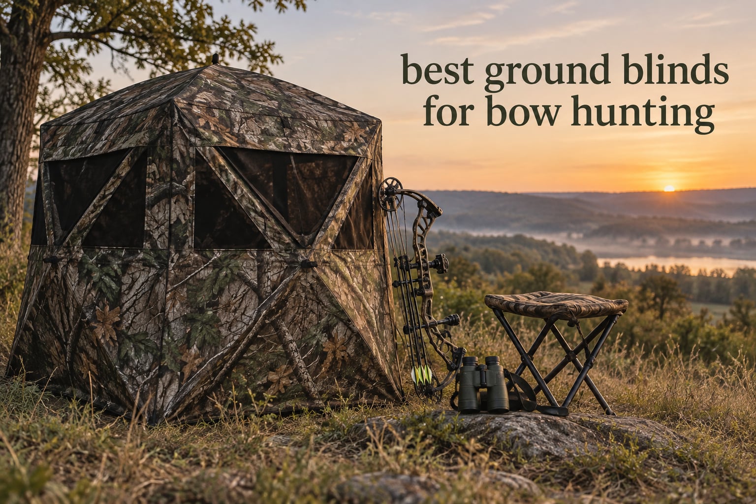 best ground blinds for bow hunting