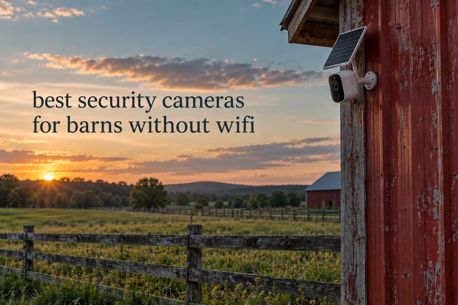 best security cameras for barns without wifi