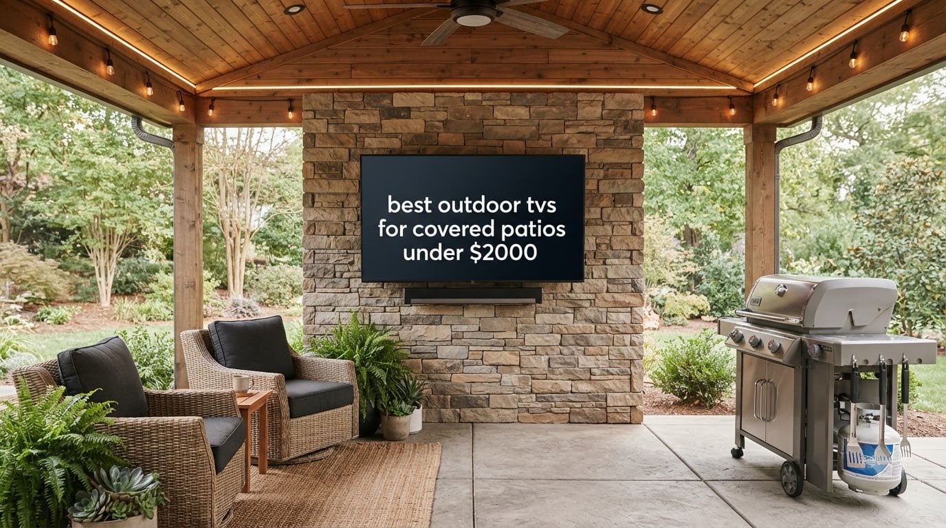 best outdoor tvs for covered patios under $2000