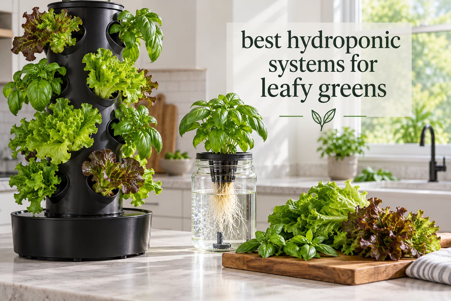 best hydroponic systems for leafy greens