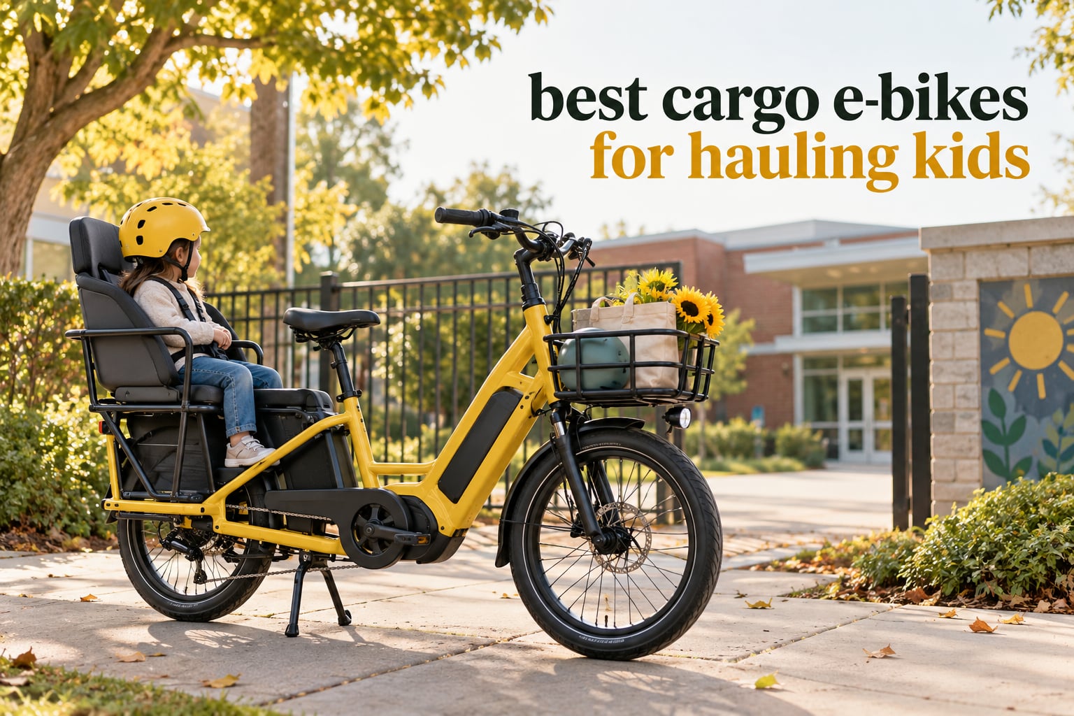 best cargo e-bikes for hauling kids