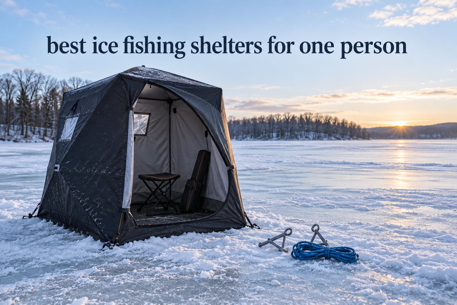 best ice fishing shelters for one person