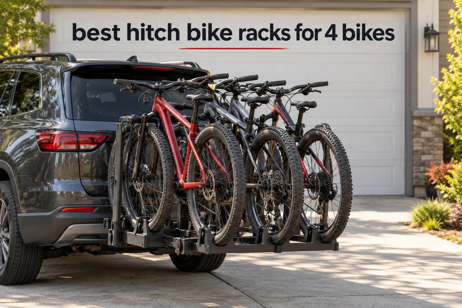 best hitch bike racks for 4 bikes