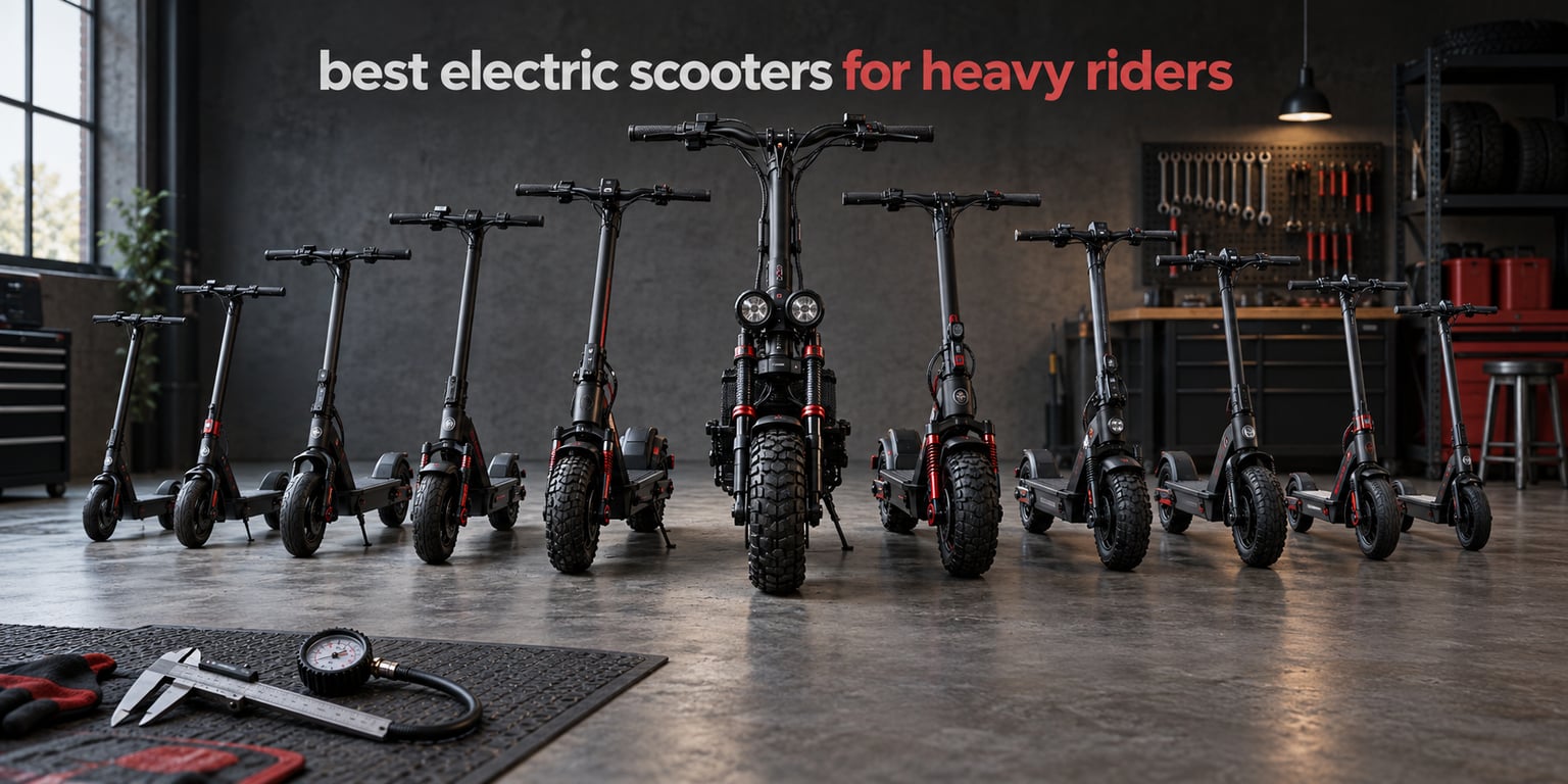 best electric scooters for heavy riders