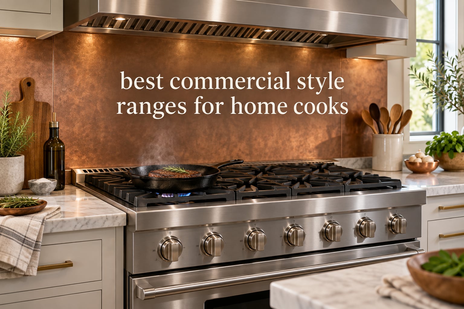 best commercial style ranges for home cooks