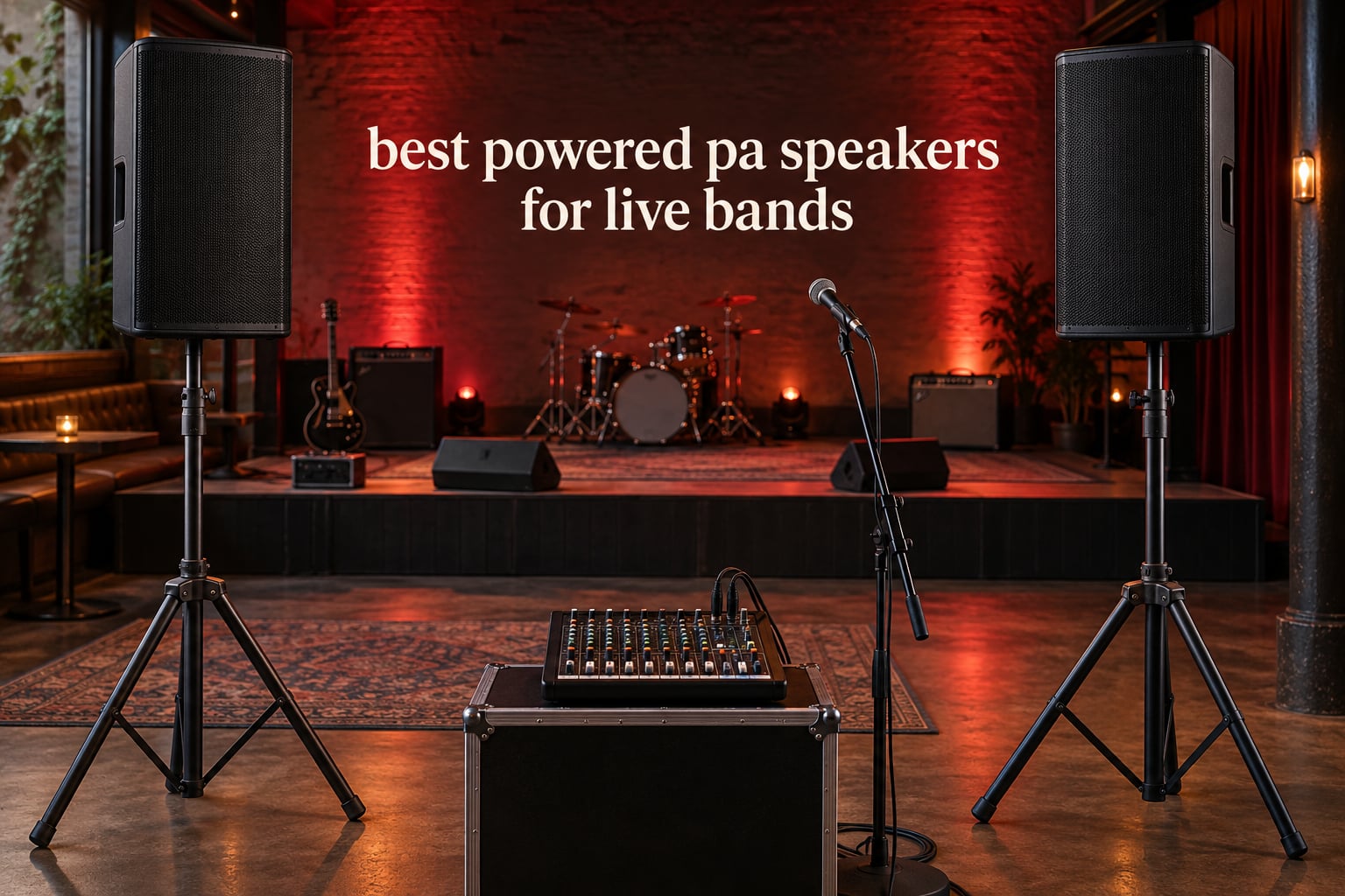 best powered pa speakers for live bands