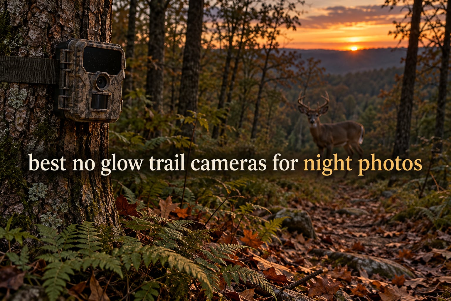 best no glow trail cameras for night photos