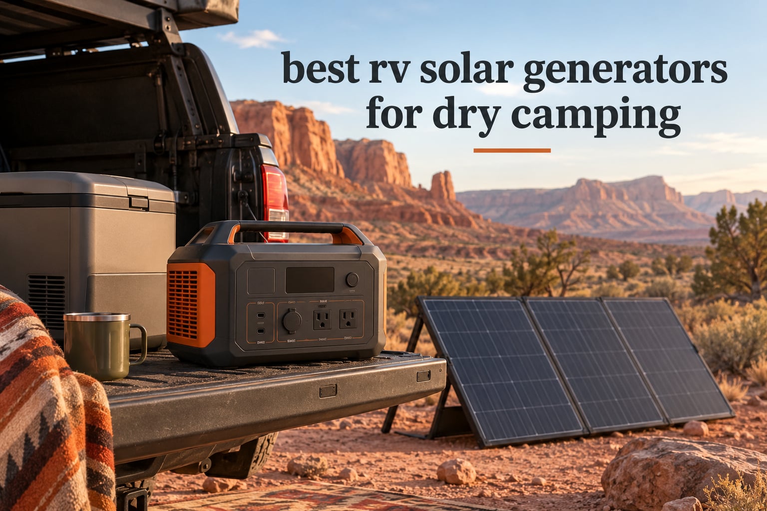best rv solar generators for dry camping