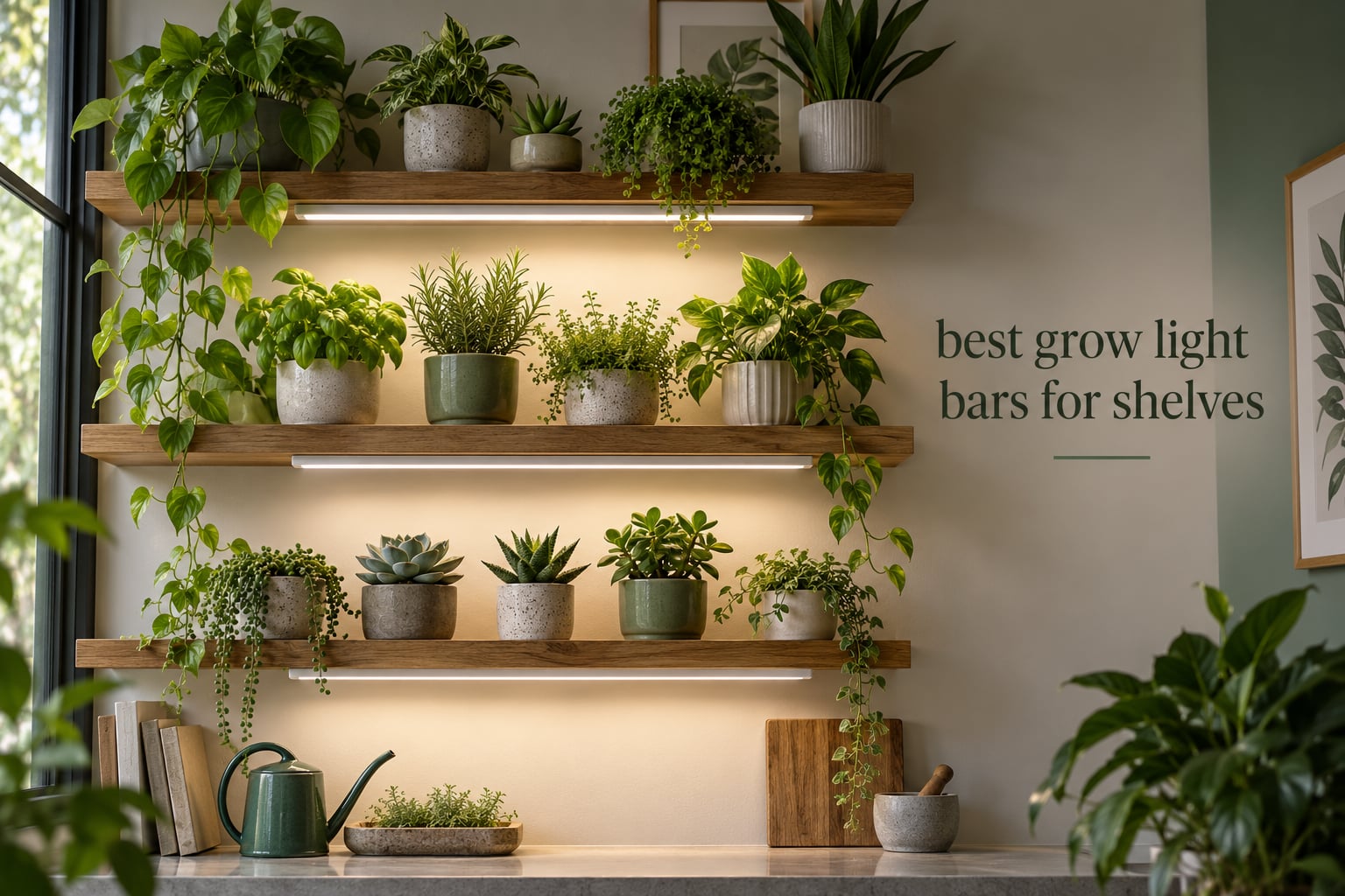best grow light bars for shelves