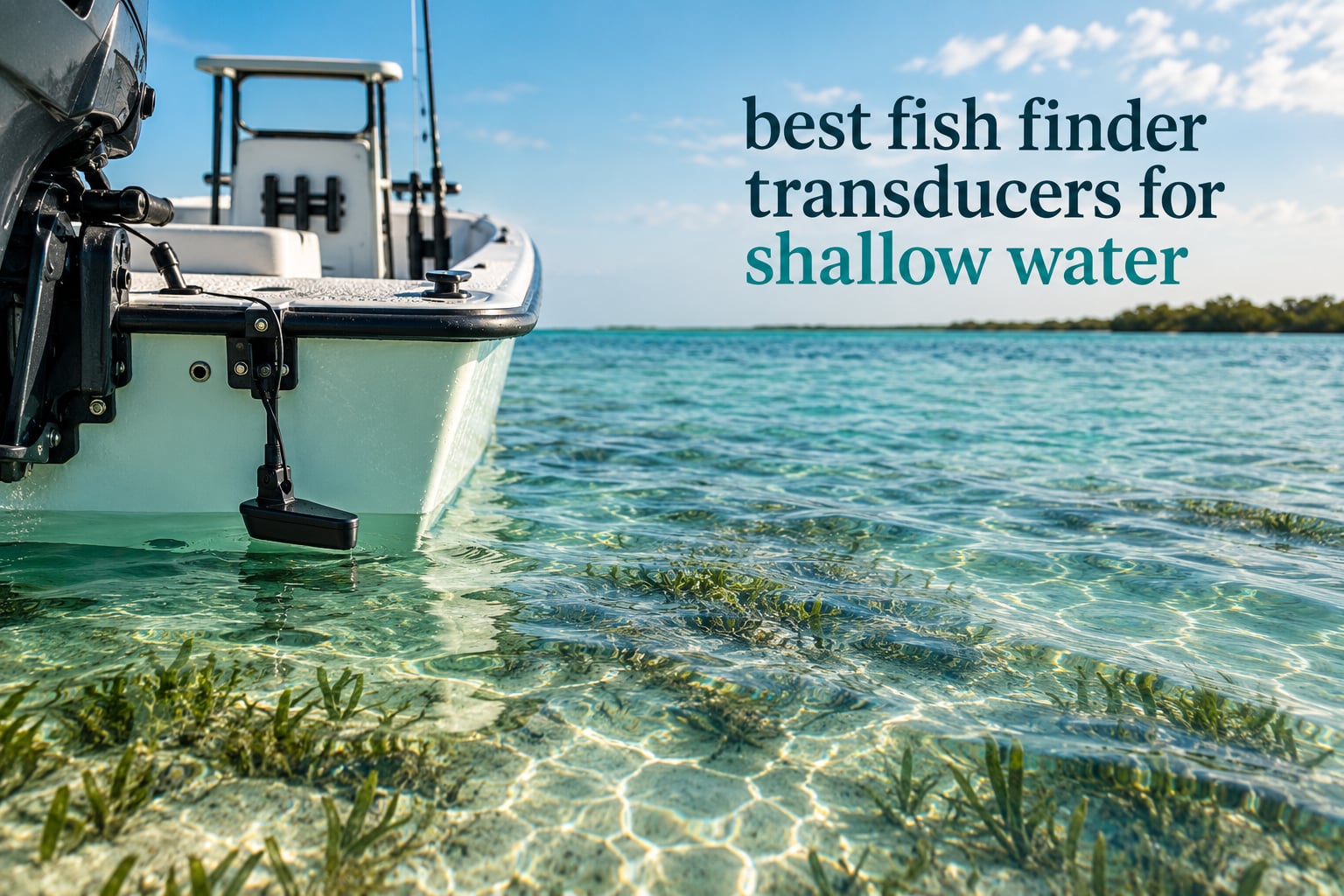 best fish finder transducers for shallow water
